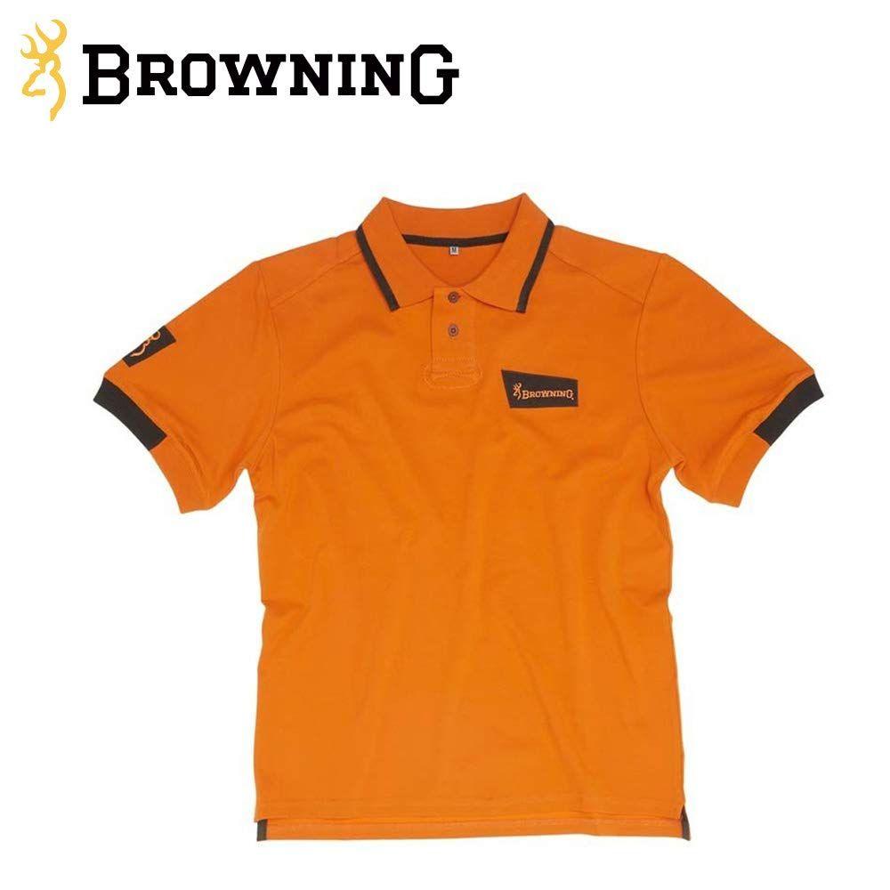 Orange Browning Logo - Browning Ultra Polo Shirt Dark Orange 3XL: Amazon.co.uk: Clothing