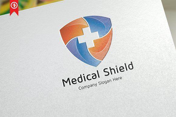Medical Shield Logo - Medical Shield Template Logo Templates Creative Market