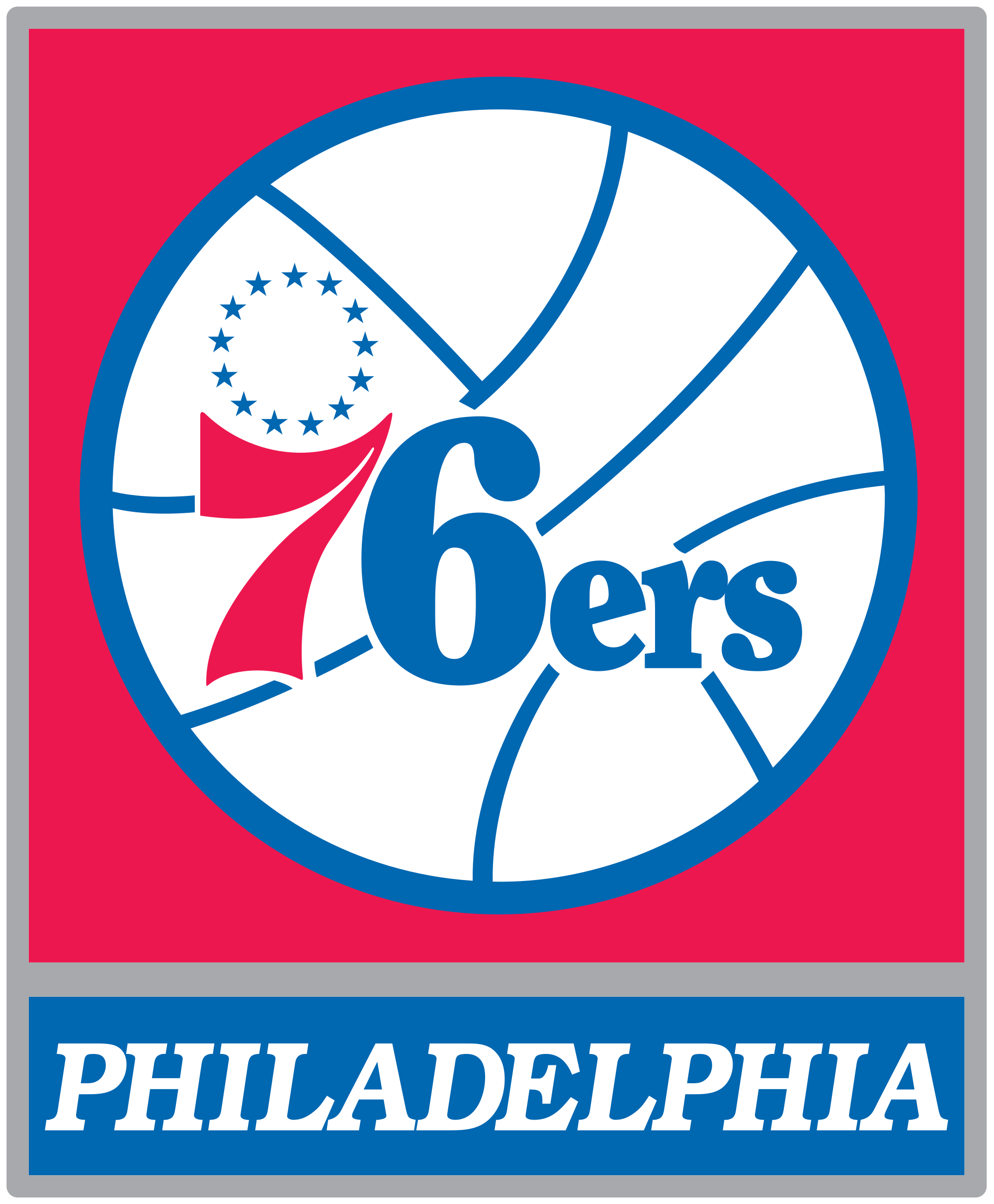 Philadelphia 76ers Logo - Philadelphia 76ers Logo.svg