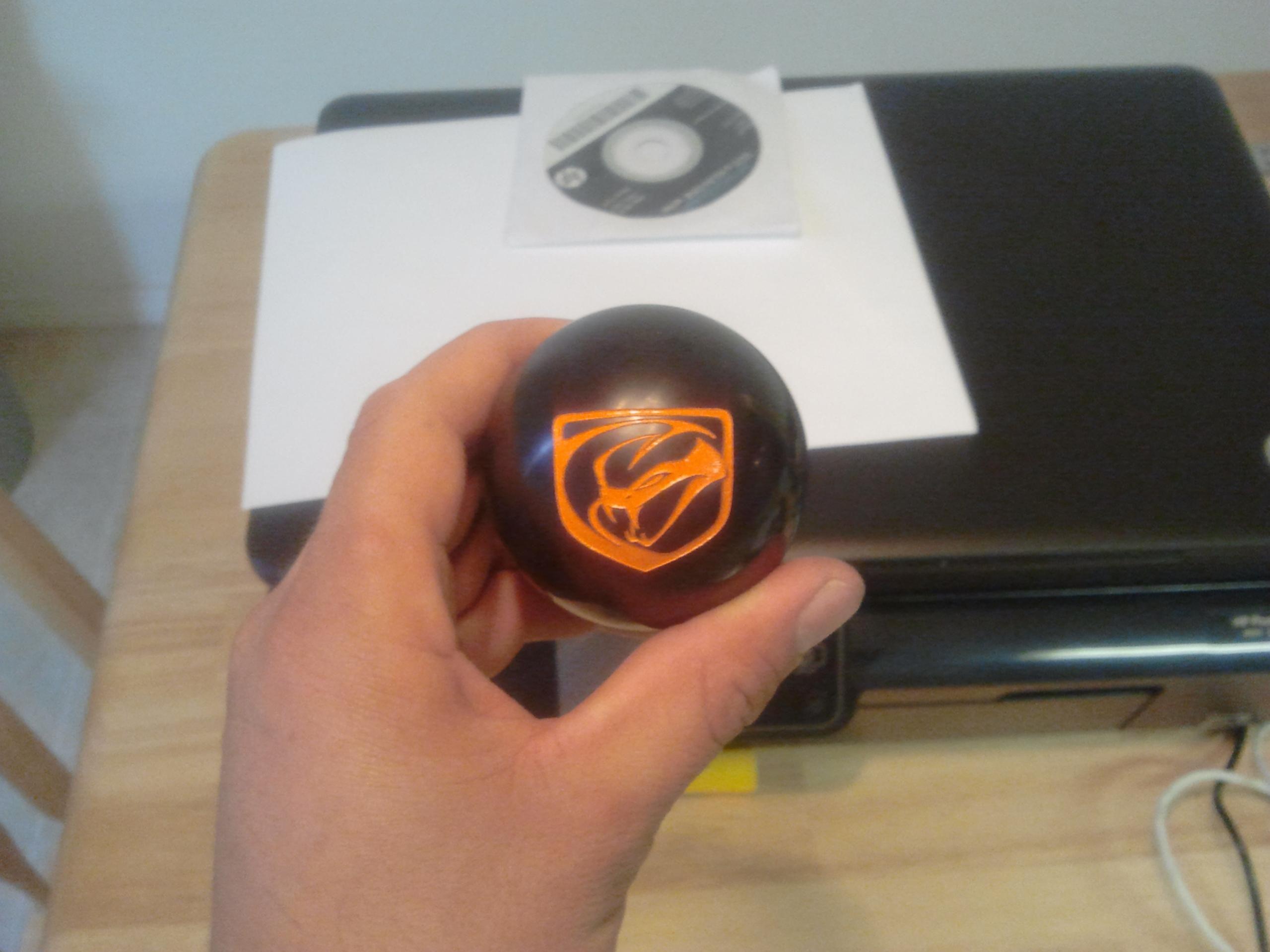 New Viper Logo - My New Shift Knob (Viper Stryker Logo) - Dodge SRT Forum