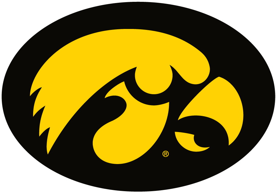Yellow Bird Sports Logo - Iowa Hawkeyes Primary Logo - NCAA Division I (i-m) (NCAA i-m ...