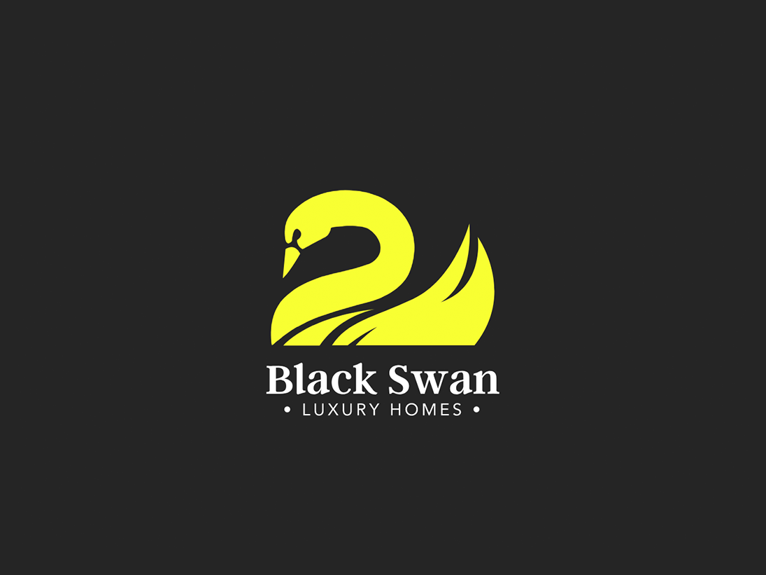 Black and Yellow Bird Logo - Black Swan