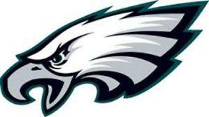 Eagles Football Logo - 20 WATER SLIDE NAIL DECALS TRANSFERS PHILADELPHIA EAGLES FOOTBALL ...