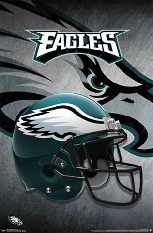 Eagles Football Logo - Philadelphia Eagles Official NFL Football Team Theme Helmet Logo