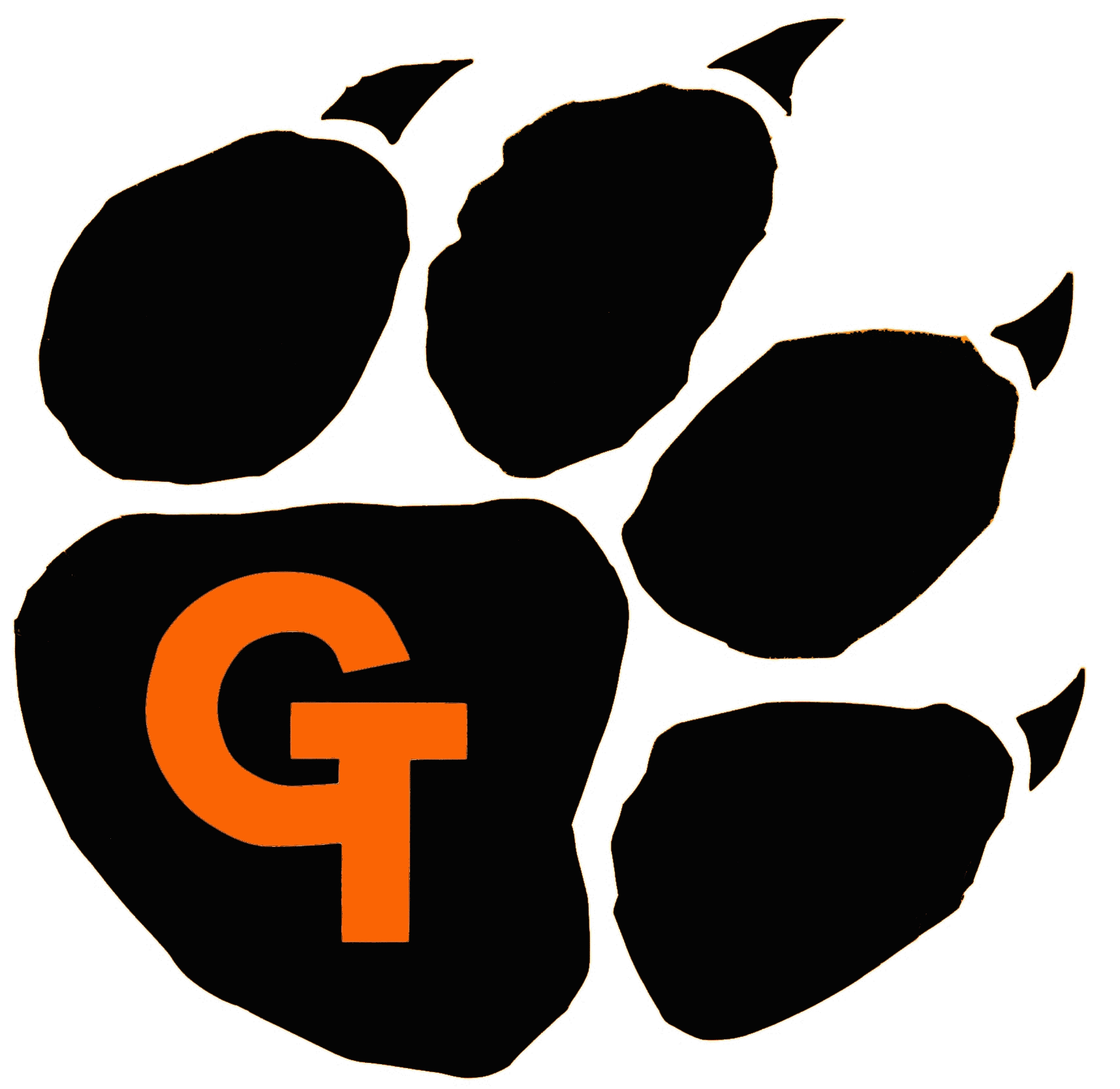 Tiger Paw Logo - Tiger Paw Print Logo free image