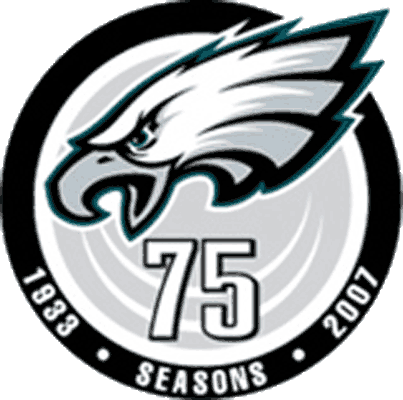 Eagles Football Logo - Philadelphia Eagles Anniversary Logo - National Football League (NFL ...