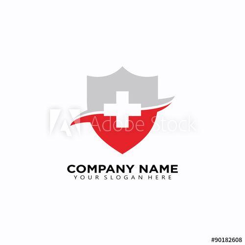 Medical Shield Logo - Modern Shield Healtcare Medical cross logo or icon this stock