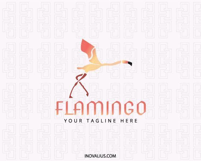 Black and Yellow Bird Logo - Flamingo Logo in 2018 | Logos For Sale | Pinterest | Logos, Logo ...