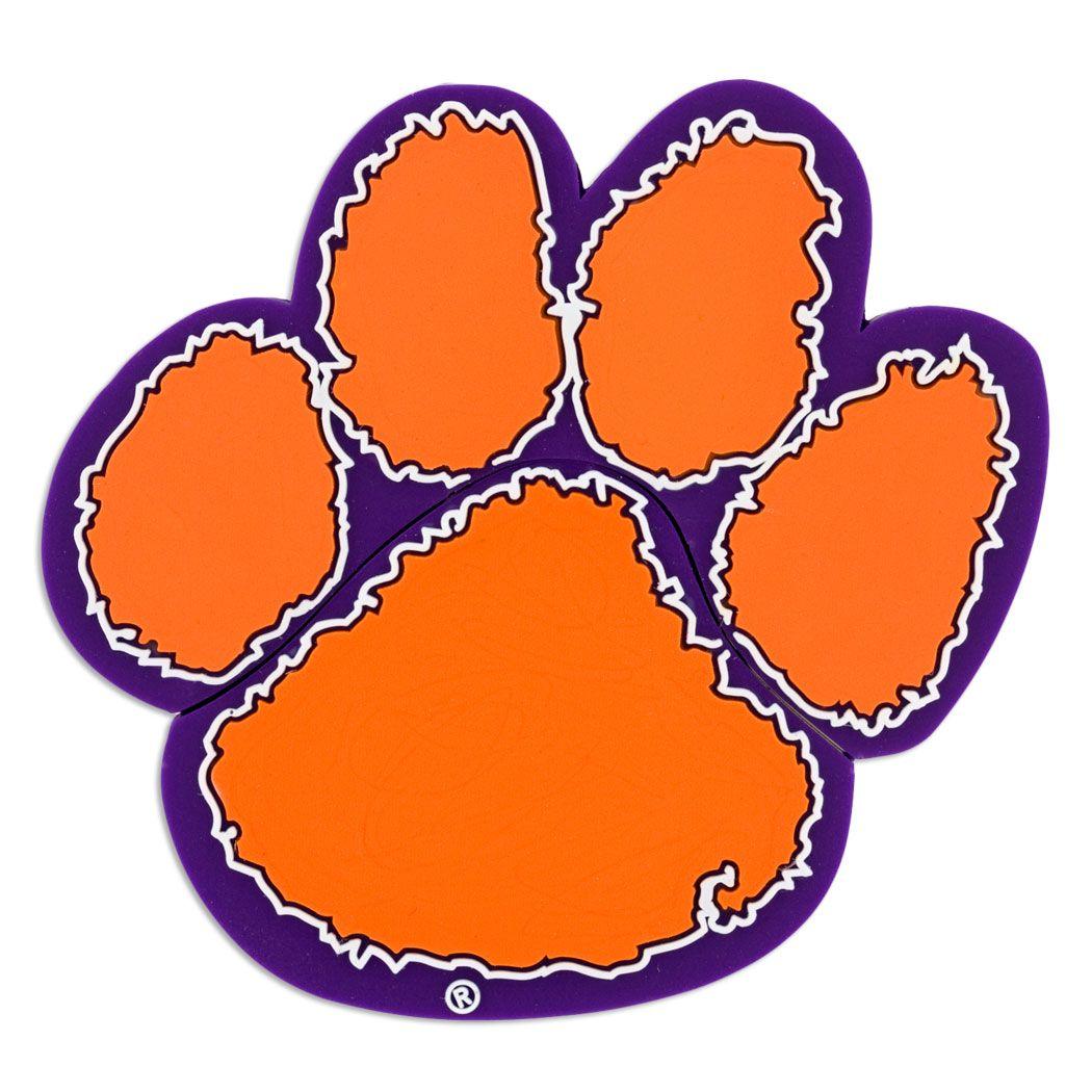 Tiger Paw Logo - Clemson tiger paw Logos