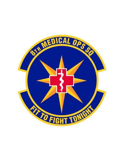 Medical Shield Logo - 8th Medical Operations Squadron Emblem Shield Logo.U.S. Air Force