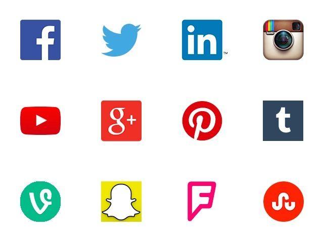 Social Media Sites Logo - Every Major Social Media Channel's Official Logo/Brand Guidelines ...