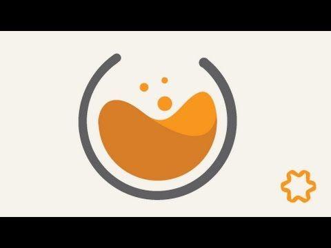 Drink Logo - logo design illustrator tutorial / orange juice logo / drink logo ...