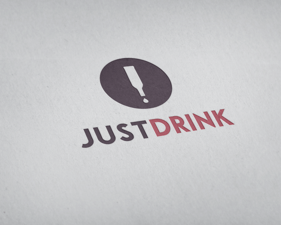 Drink Logo - Just Drink Logo - Owl Studio