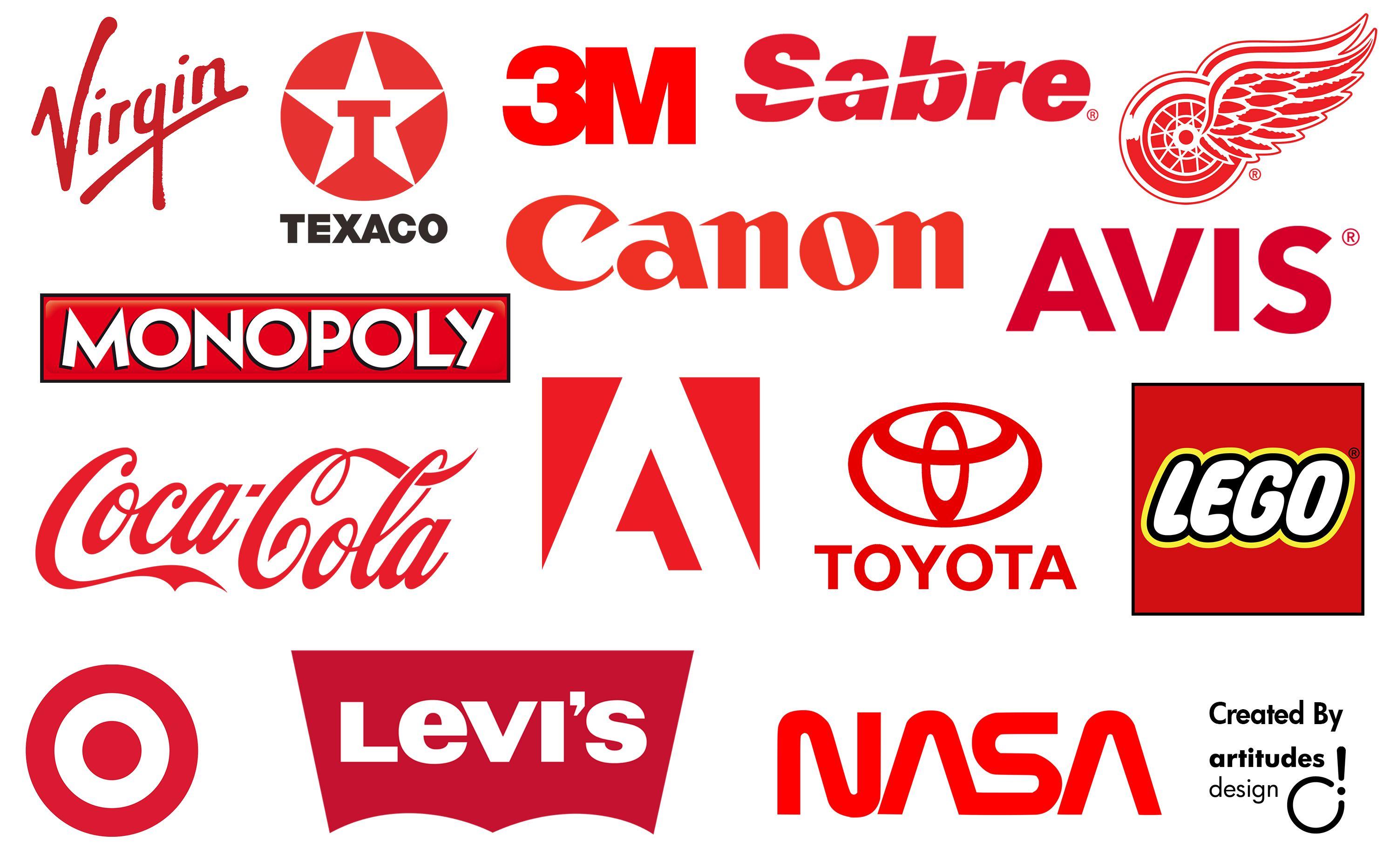 Companies with a Red O Logo - Red in Marketing - Color Psychology - Artitudes Design