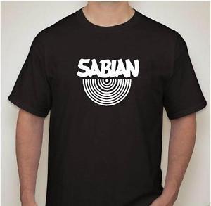 Sabian T-Shirt Logo - Sabian Cymbals Drums Cymbal Music T-Shirt NEW S M L XL 2XL 3XL 4XL ...