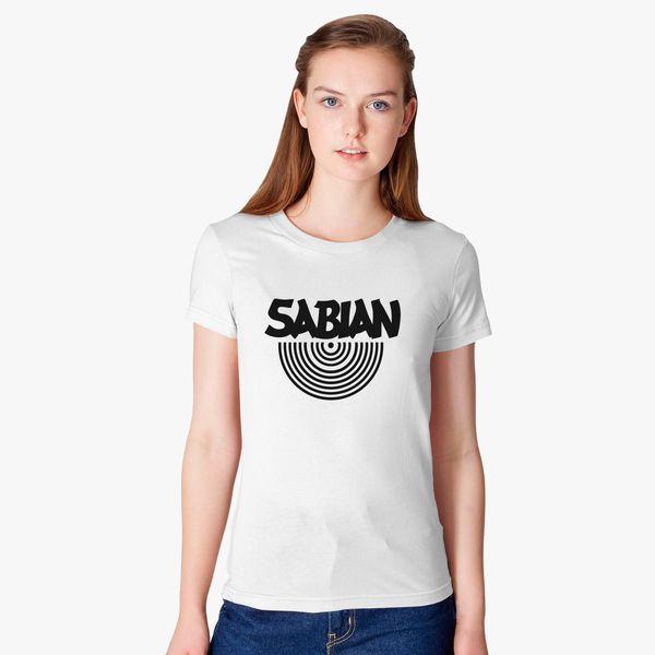 Sabian T-Shirt Logo - Sabian Cymbal Logo Women's T-shirt | Customon.com