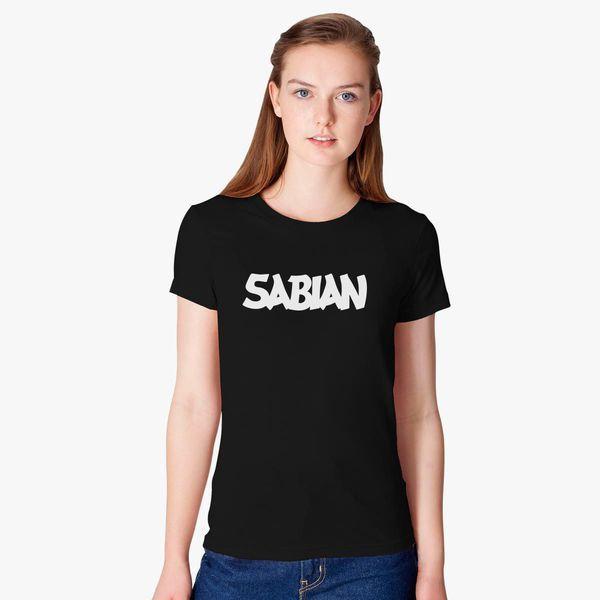 Sabian T-Shirt Logo - Sabian Cymbal Logo Women's T-shirt | Customon.com