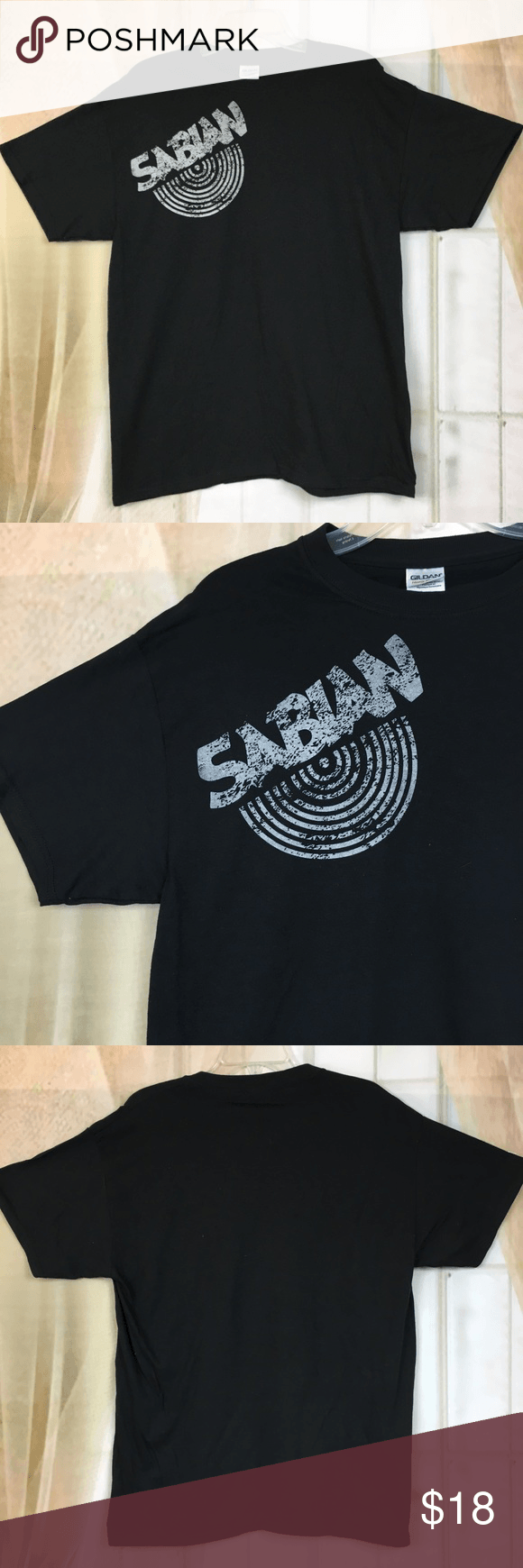Sabian T-Shirt Logo - Sabian Logo Black T-Shirt NWOT | My Posh Closet | Pinterest ...