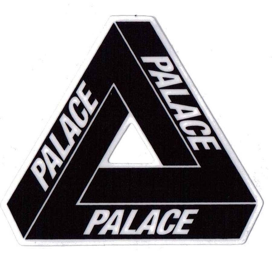 Palace Triangle Geometric Logo - Palace Tri Ferg 4 Sticker black. Logo_ID_2. Logos, Stickers, Palace