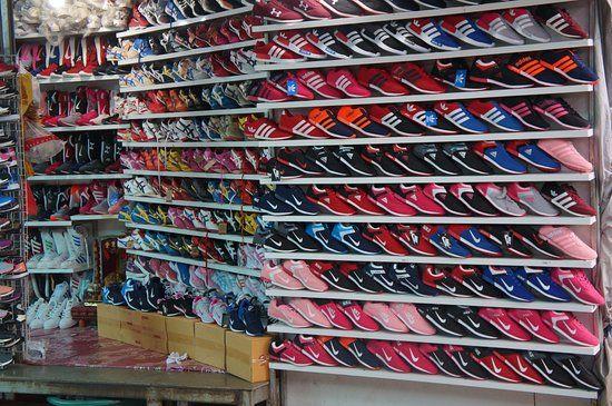 Shoe Supermarket Logo - Fake Adidas and Nike shoes - Picture of Rong Kluea Market ...