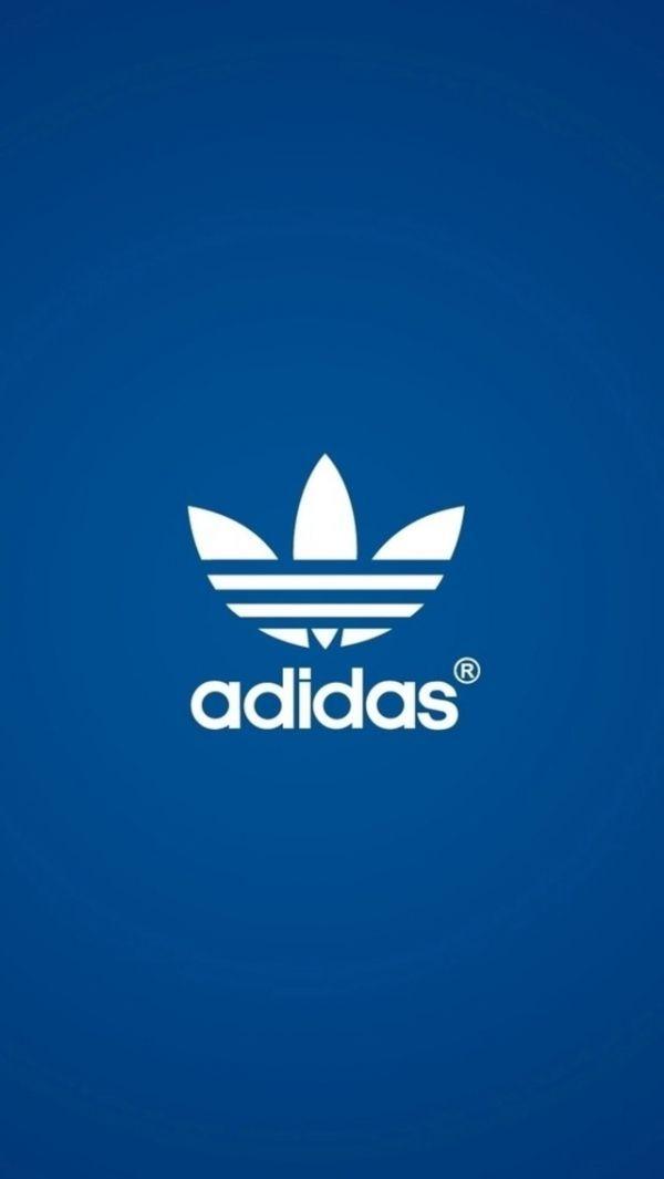 Blue Adidas Logo - Adidas Logo Blue. Nike & Adidas. iPhone wallpaper, Mobile