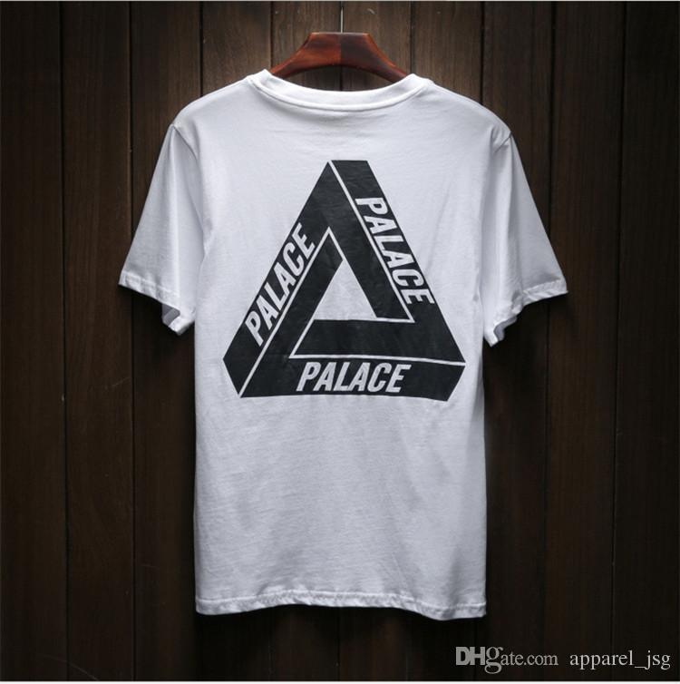 Palace Triangle Geometric Logo - PALACE Triangle Geometric Print Activive Men T Shirt Summer Fashion ...
