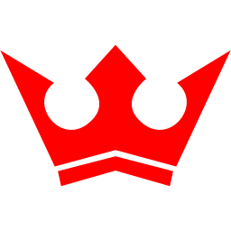 Red Crown Logo - Red crown 5 icon - Free red crown icons