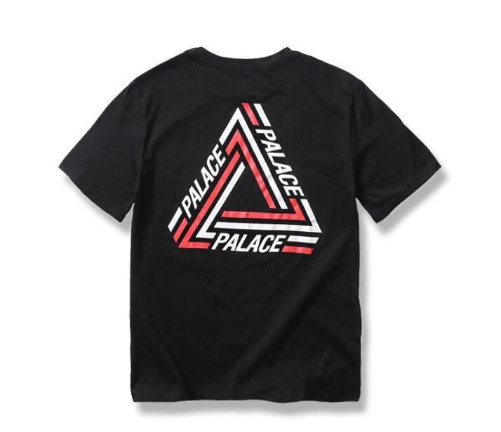 Palace Triangle Geometric Logo - New Men's palace red&Blue Logo Tee Pattern Fashion Summer Casual T ...