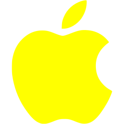 Yellow Produce Logo - Yellow apple icon yellow site logo icons