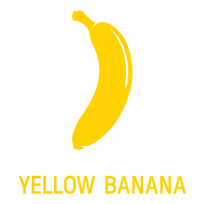 Yellow Produce Logo - Yellow Banana, Connect Influence