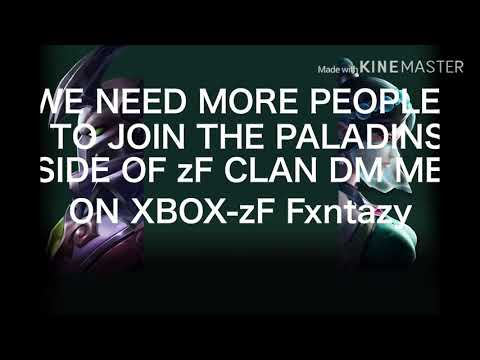 ZF Xbox Clan Logo - Intro To Paladins Side Of zF