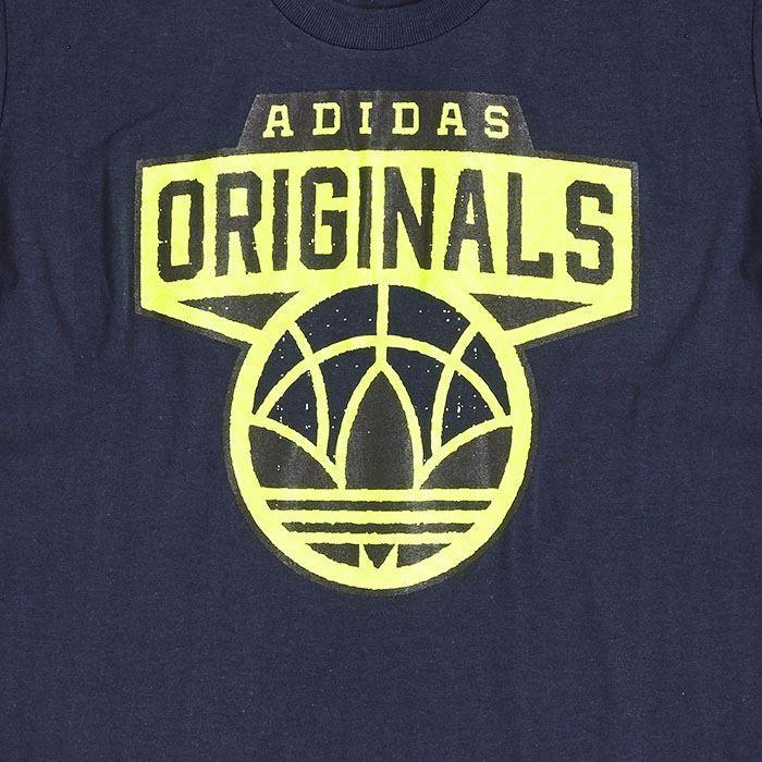 Blue Adidas Logo - Adidas Originals Unisex Tee T-Shirt Adidas Logo in Black Blue Grey ...