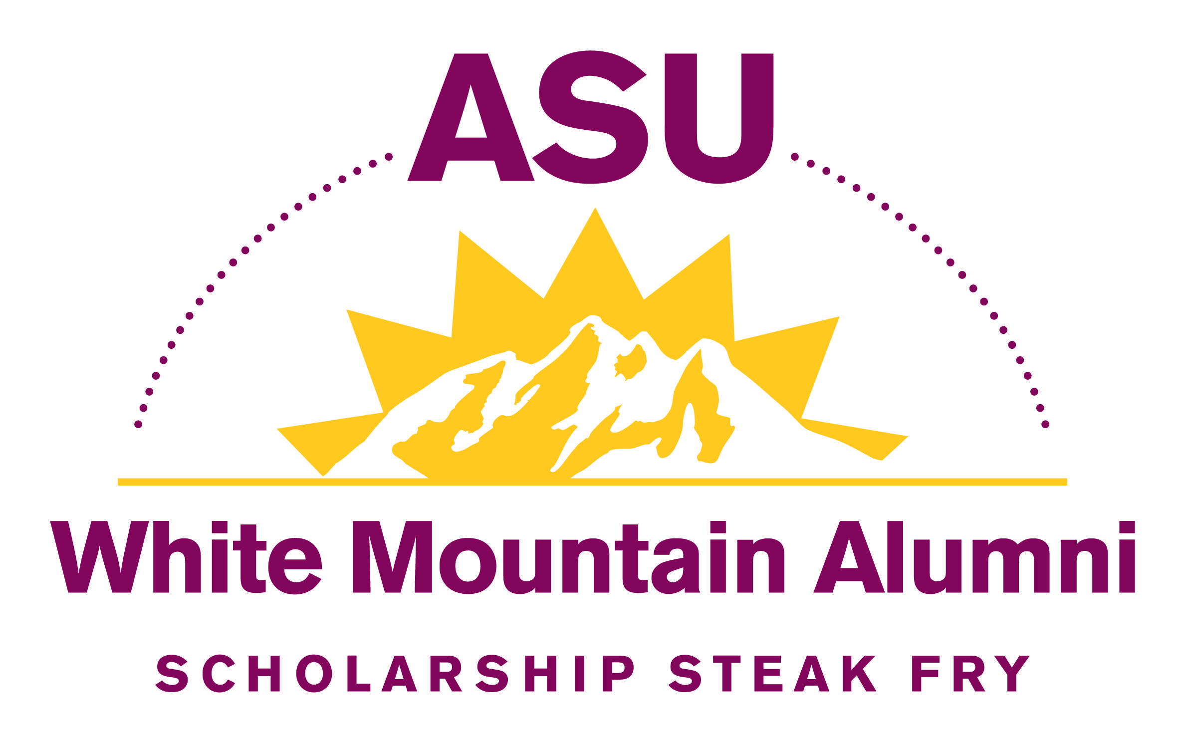 Orange and White Mountain Logo - 11th Annual White Mountain Scholarship Steak Fry | ASU Events