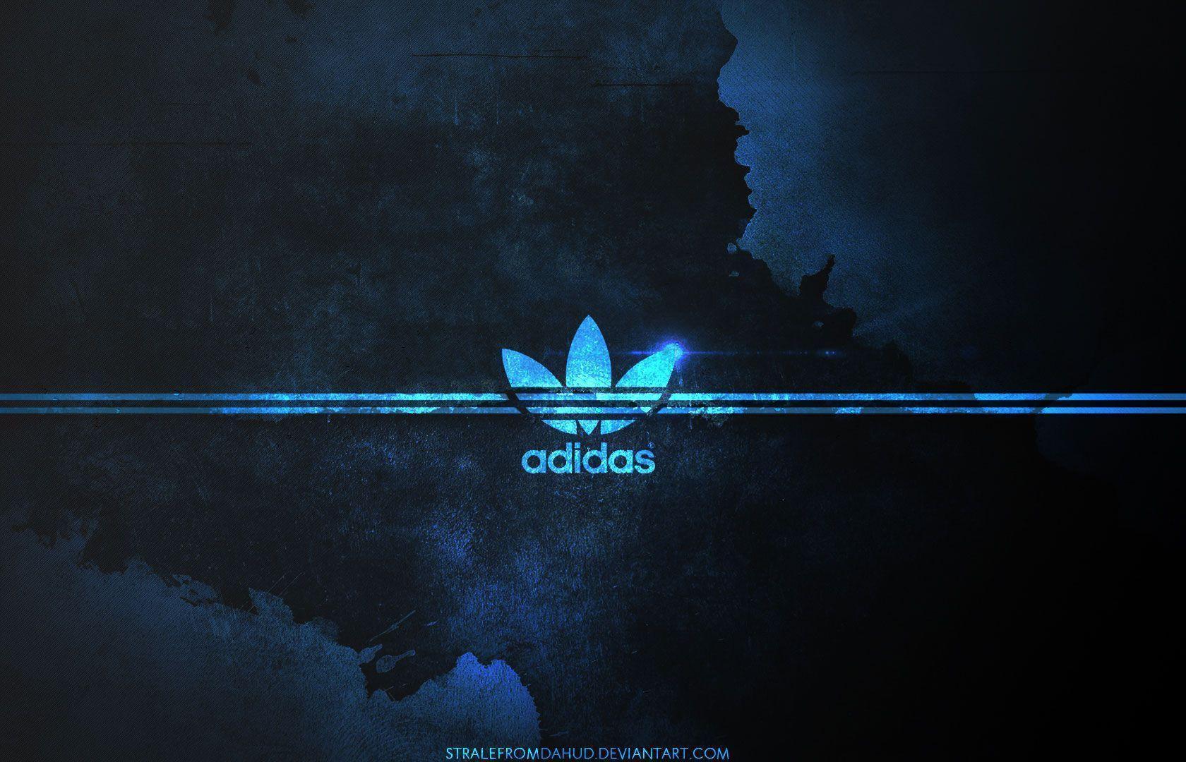 Blue Adidas Logo - Adidas Logo Wallpaper