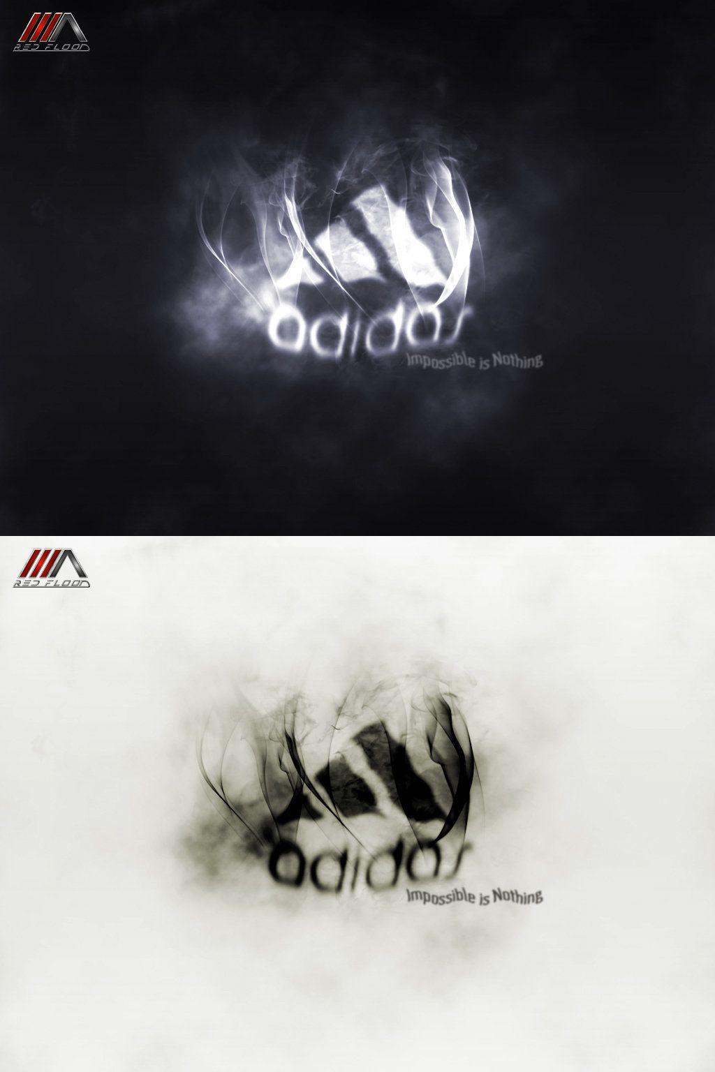 Red Smoke Logo - adidas smoke logo by REDFLOOD on DeviantArt