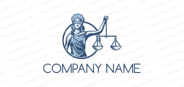 Circle Lady Logo - lady justice in circle | Logo Template by LogoDesign.net