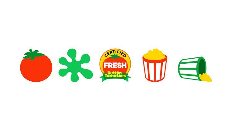 Yellow Produce Logo - Emily Oberman gives Rotten Tomatoes its first rebrand in 17 years