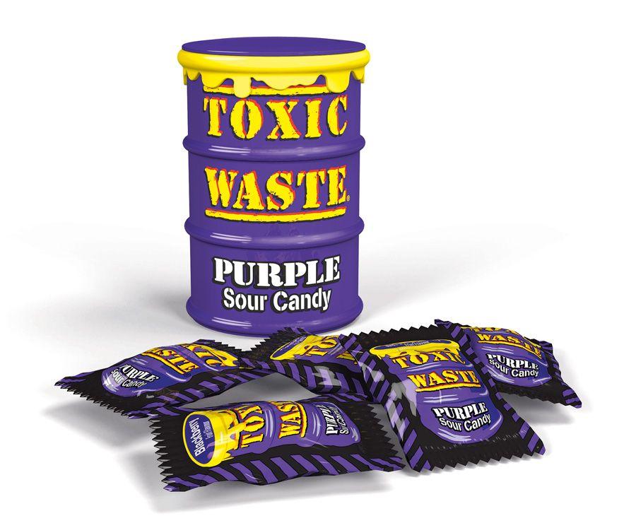 Blue and Black Toxic Logo - Candy - UK Toxic Waste