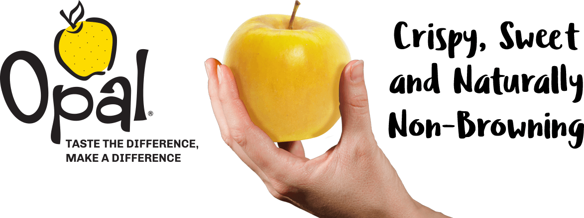 Yellow Produce Logo - Opal apple
