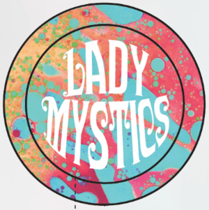 Circle Lady Logo - LADY MYSTICS // LAVA LAMP LOGO PIN (1.25 Circle)