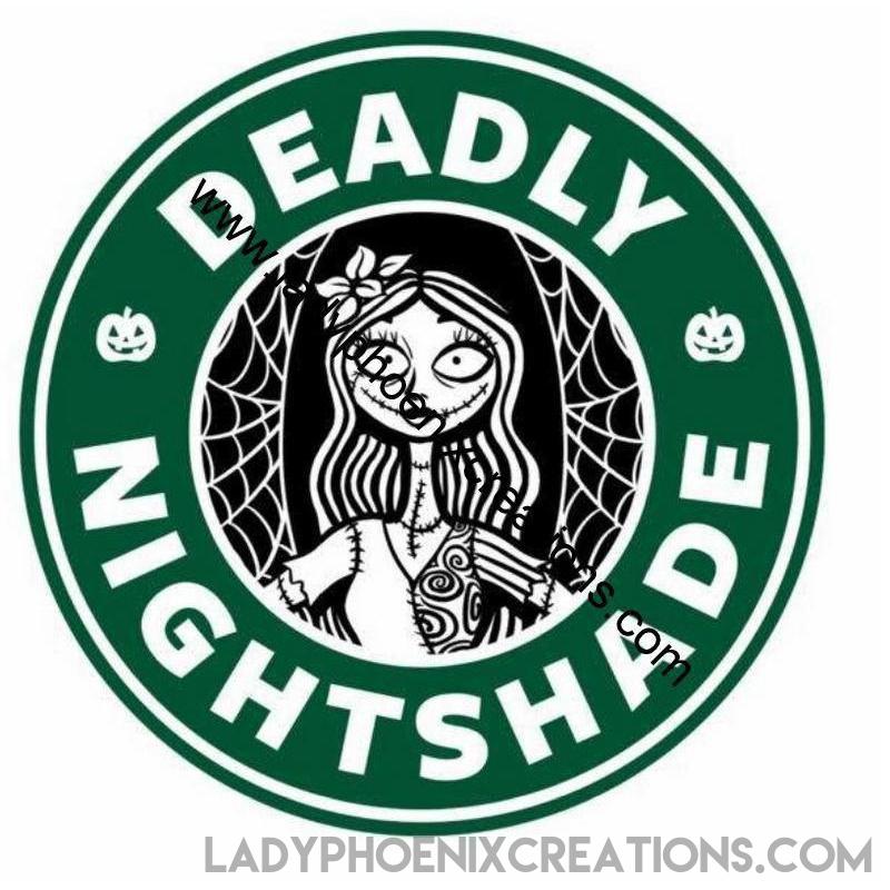 Circle Lady Logo - DEADLY NIGHTSHADE STARBUCKS CIRCLE – Lady Phoenix Creations