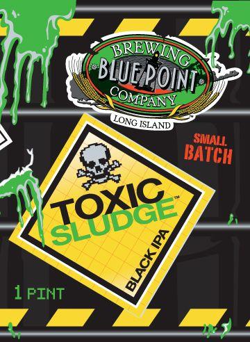 Blue and Black Toxic Logo - Toxic Sludge Point Brewing Company