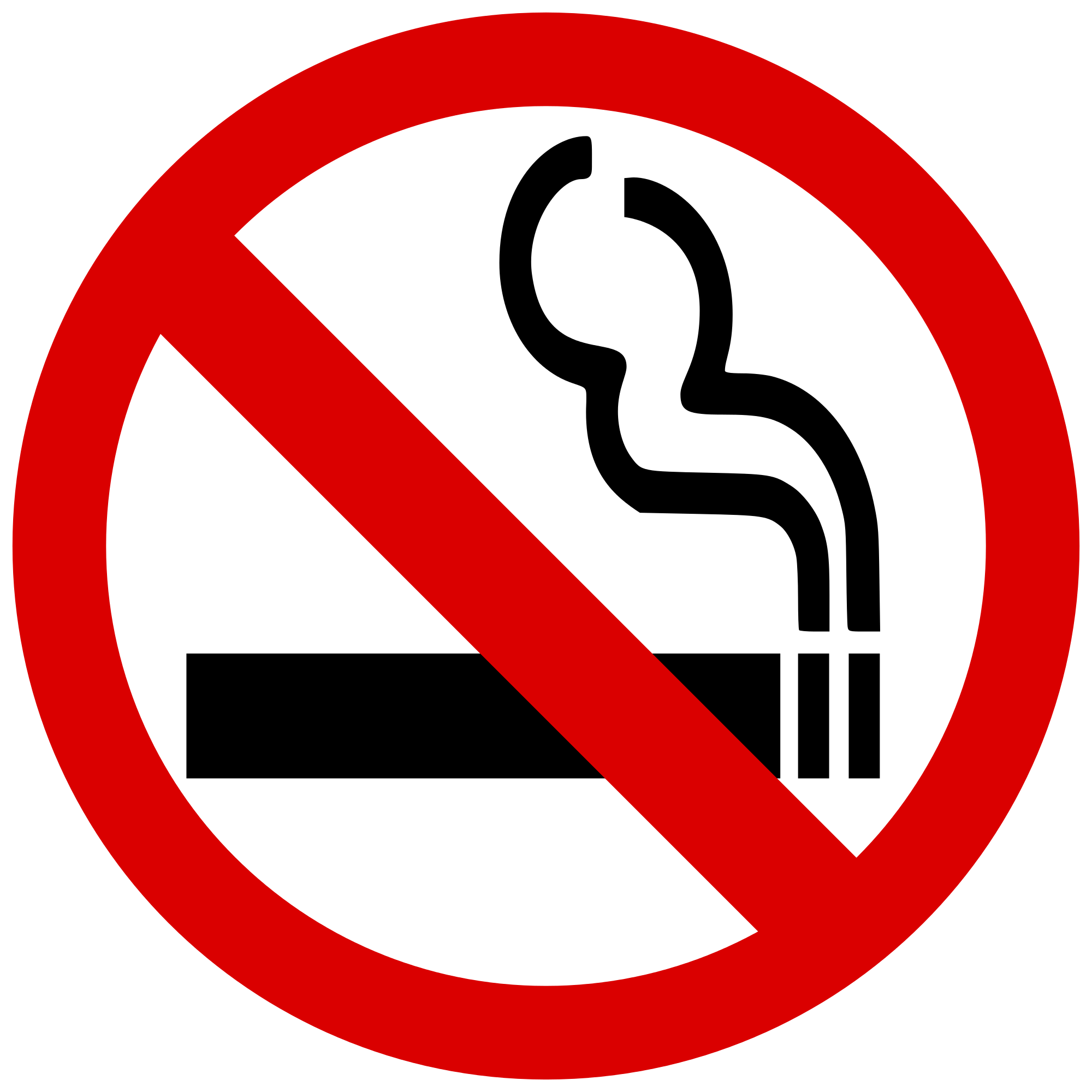 Red Smoke Logo - No smoking symbol.svg