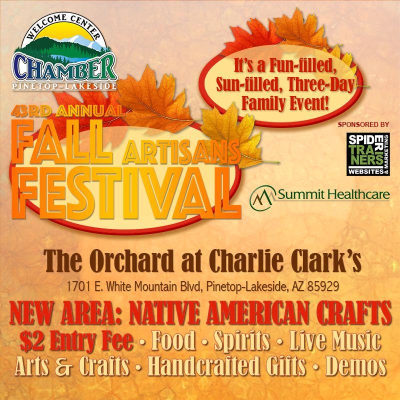 Orange and White Mountain Logo - 43rd Annual Fall Artisans Festival Entry Ticket | Pinetop-Lakeside ...