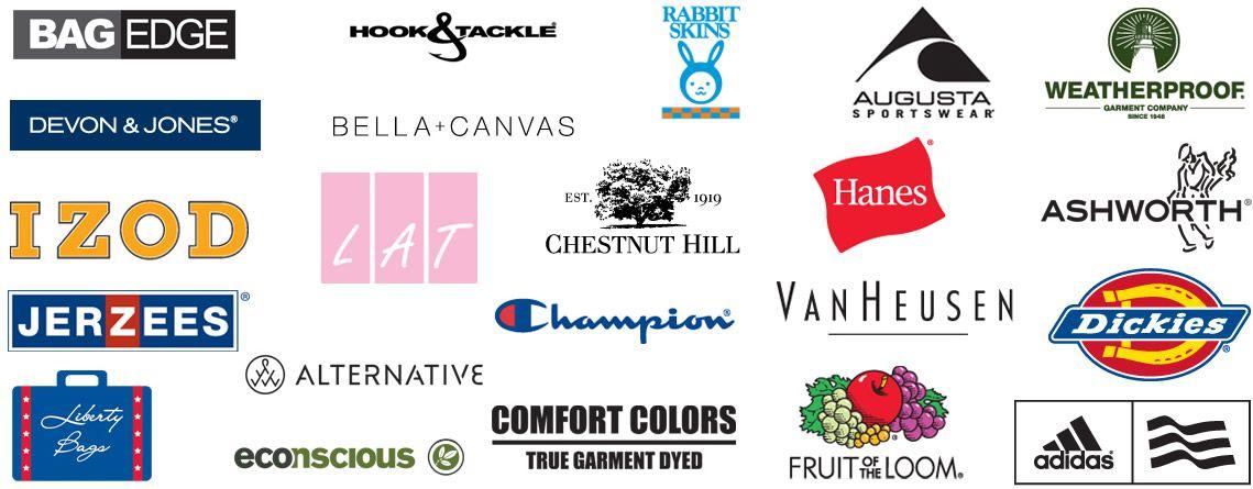 Brand of Clothing and Apparel Logo - American fashion brands Logos