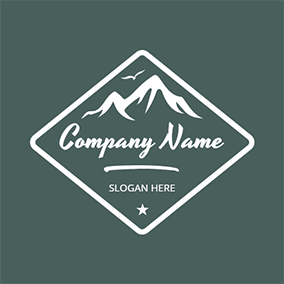 Orange and White Mountain Logo - Free Travel & Hotel Logo Designs. DesignEvo Logo Maker