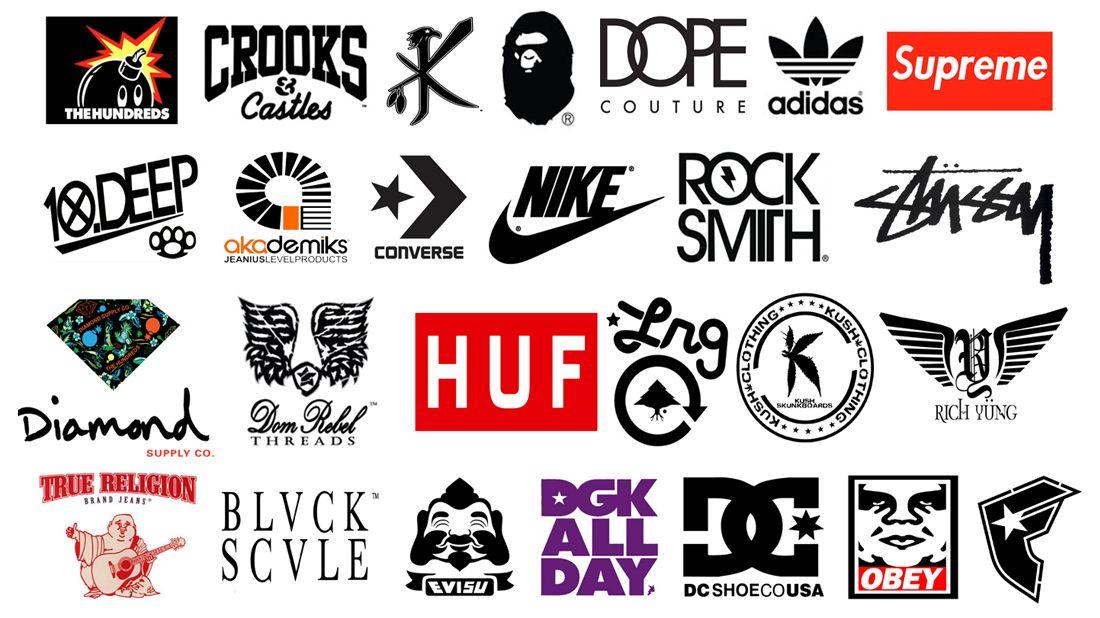 Brands Names Clothes Logo - LogoDix