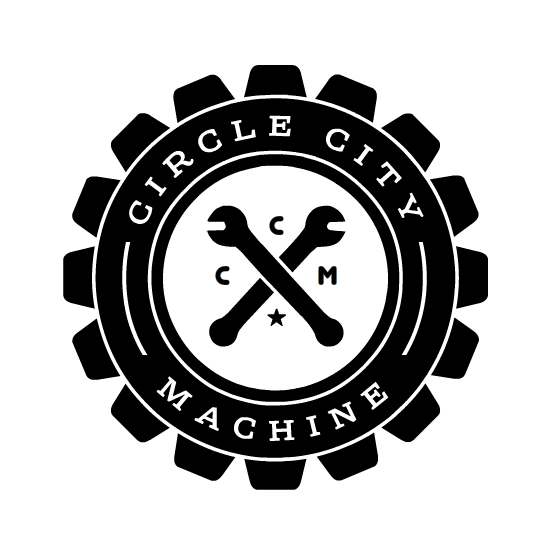 Circle City Logo - Bold, Serious, Shop Logo Design for Circle City Machine or Machine