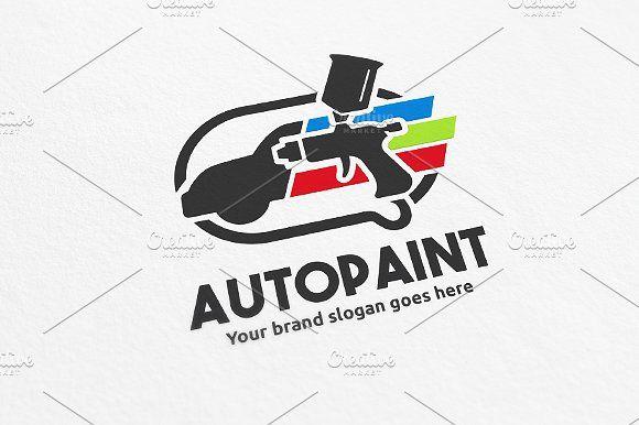 Auto Paint Logo - Car Paint Logo Logo Templates Creative Market