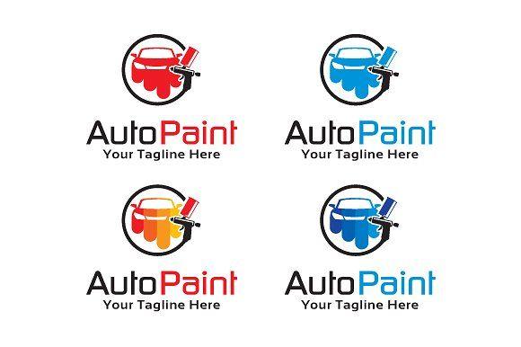 Auto Paint Logo - Auto Paint Logo Template Logo Templates Creative Market